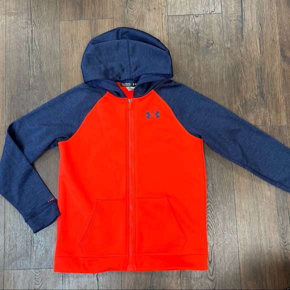 LIKE NEW UNDER ARMOUR ZIP UP HOODIE - Picture 1 of 3